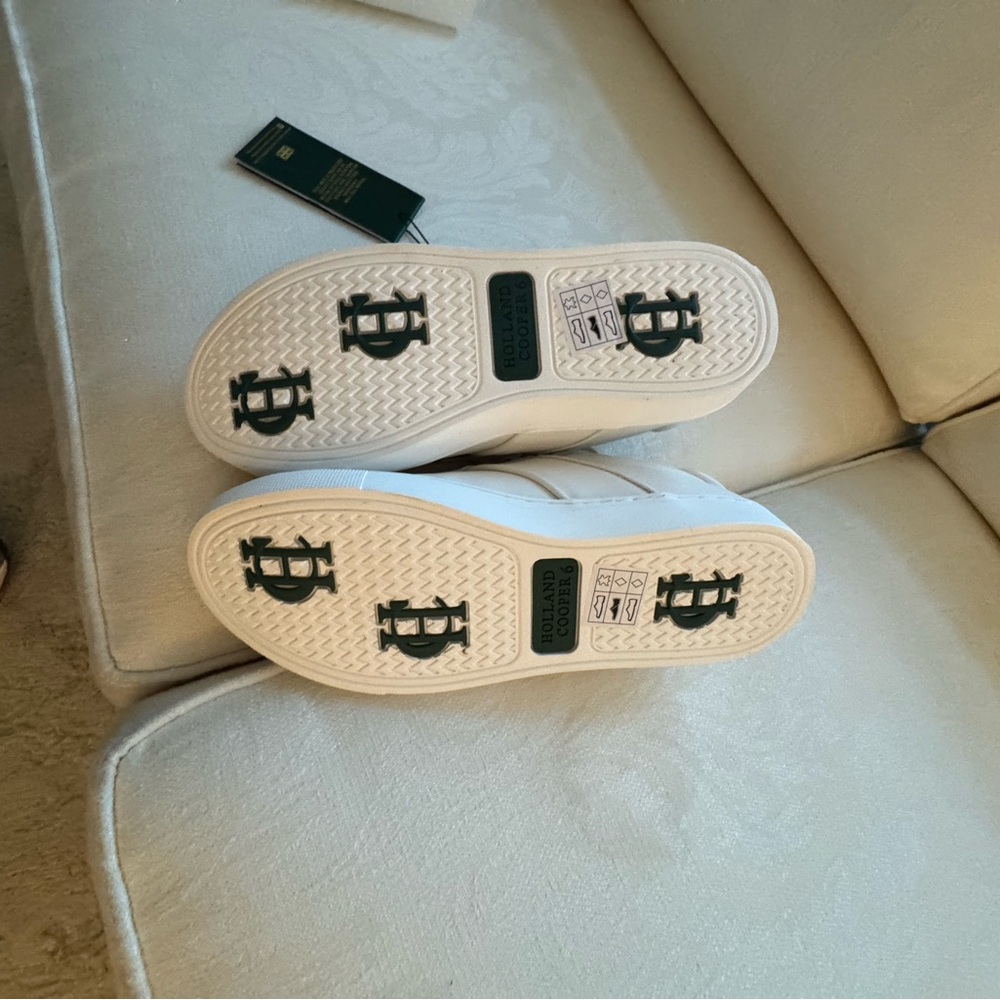 Holland Cooper Women's White Sneakers - Picture 8 of 10